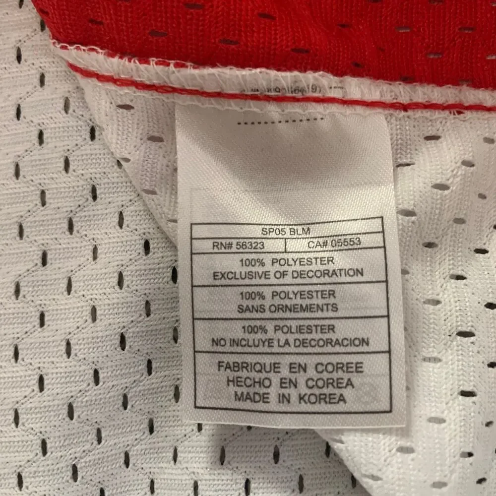 VTG Jordan Oak Hill Carmelo Anthony Jersey Mens L White Swingman Basketball